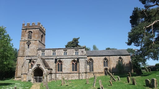 SS Peter and Paul parish church, Chacombe, Northamptonshire, seen from the south