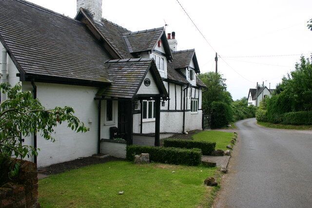 Riverside and Greenhill Cottages. Riverside Cottage, Shallowford with Greenhill cottage in the background.