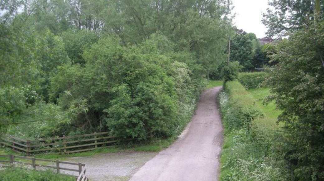 Viewed from a bridge