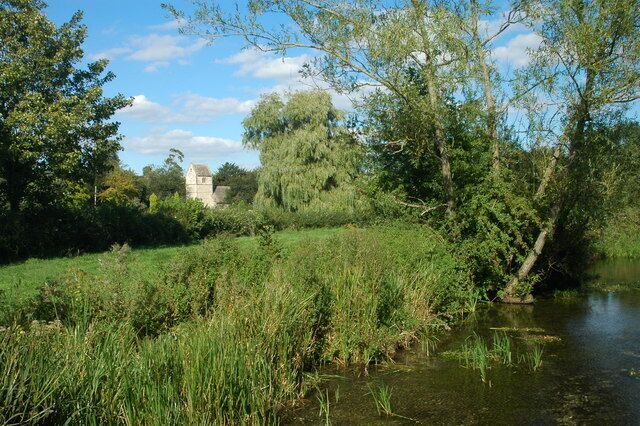Eastleach Turville church from the river