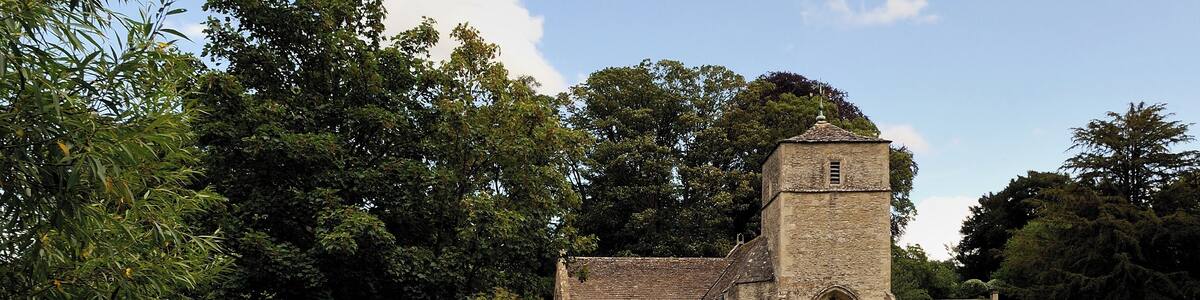 St Michael and St Martin's Church, Eastleach Martin, is a redundant Anglican church in Eastleach Martin, Gloucestershire, England. It has been designated by English Heritage as a Grade I listed building, and is under the care of the Churches Conservation Trust. The church stands close to the River Leach. The church was founded in the 12th century by Richard Fitzpons, whose son granted it to Great Malvern Priory in 1120.