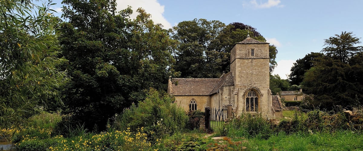 St Michael and St Martin's Church, Eastleach Martin, is a redundant Anglican church in Eastleach Martin, Gloucestershire, England. It has been designated by English Heritage as a Grade I listed building, and is under the care of the Churches Conservation Trust. The church stands close to the River Leach. The church was founded in the 12th century by Richard Fitzpons, whose son granted it to Great Malvern Priory in 1120.