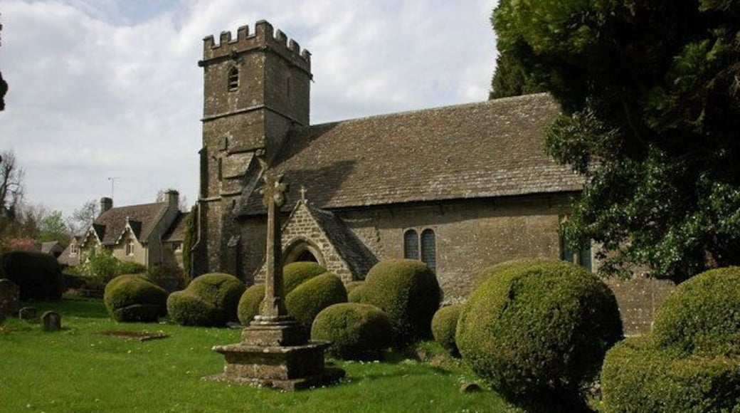 Edgeworth Church, near to Edgeworth, Gloucestershire, Great Britain. Edgeworth church is dedicated to St Mary and dates from the 11th century.