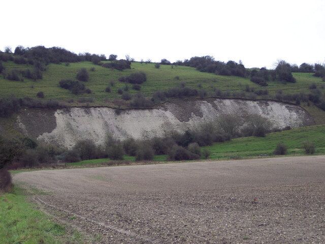 Disused Chalk Pit at Fovant Hollow