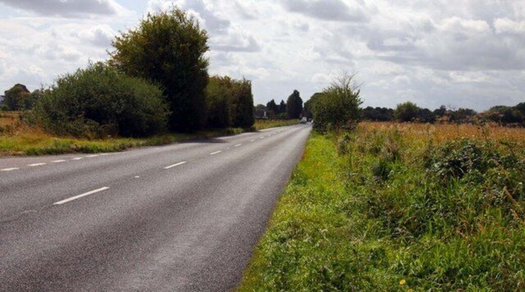 The A338 to East Hanney