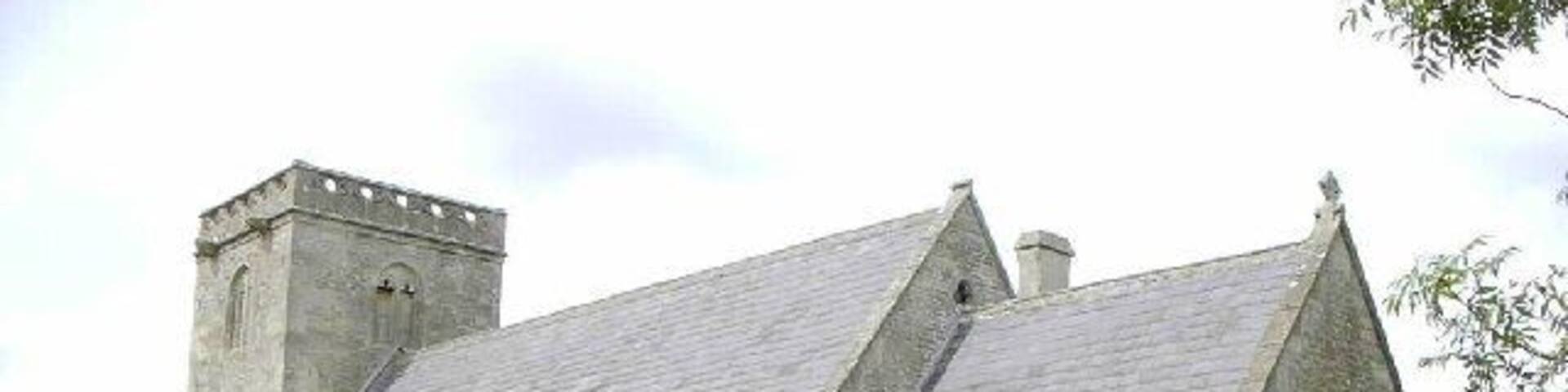 Garsdon, Wiltshire. The church of All Saints.