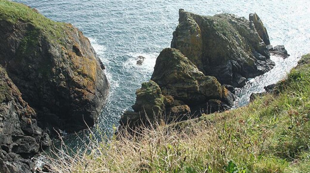 Landewednack: Terrick Colt An island seen from the South West Coast Path