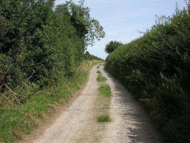 Gussage St Michael, byway Byway (open to traffic) North from the village, becoming a bridleway and track in 500m.