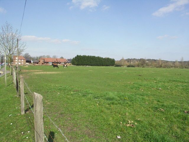 Open Space at Longham Some open space still exists along the A 348 at Longham, although much is being snapped up by developers.