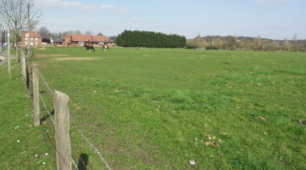 Open Space at Longham Some open space still exists along the A 348 at Longham, although much is being snapped up by developers.