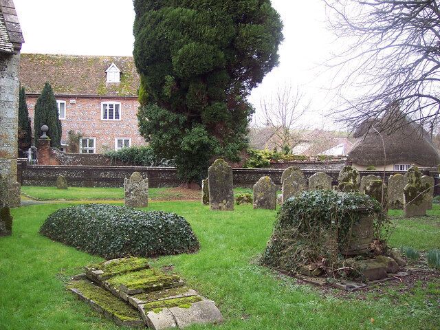 All Saints Church, Idmiston - Churchyard