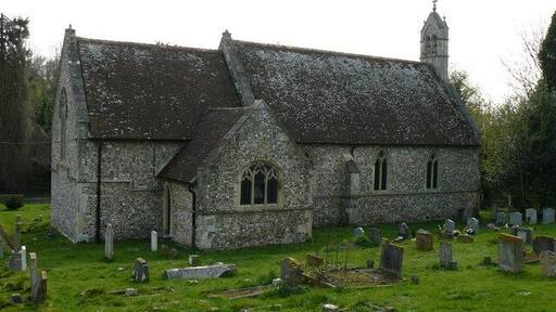 St Nicholas' parish church, Porton, Wiltshire, seen from the northeast