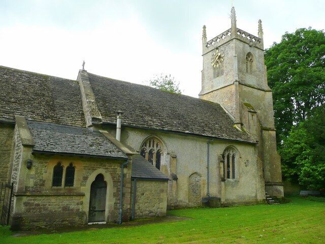 All Saints church, Lydiard Millicent View from the northeast.