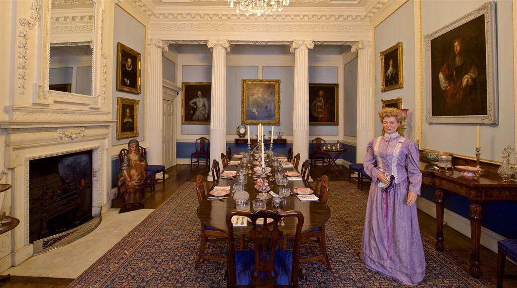 Lydiard Tregoze which includes a house, interior views and art