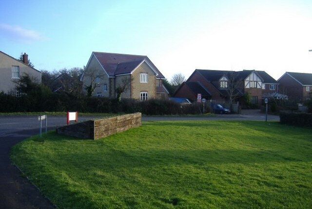 Housing estate at Coped hall A modern estate on the edge of Wootton Bassett.