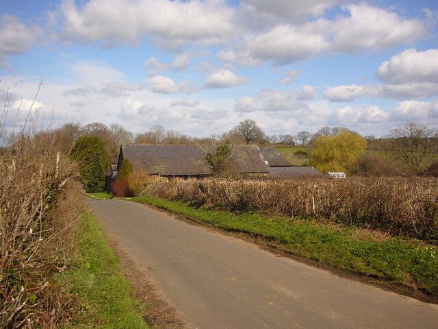 Castle Farm, near Lychett Matravers Castle farm with another example of well trimmed Dorset hedges. Dorset farmers seem to really take a lot of pride in their hedging.