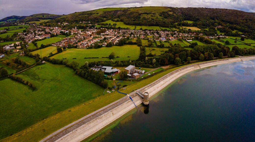 Aerial view of the Axbridge in England