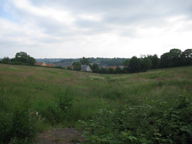 Farmland at Greenhill A view looking to the southwest across farmland at Greenhill.