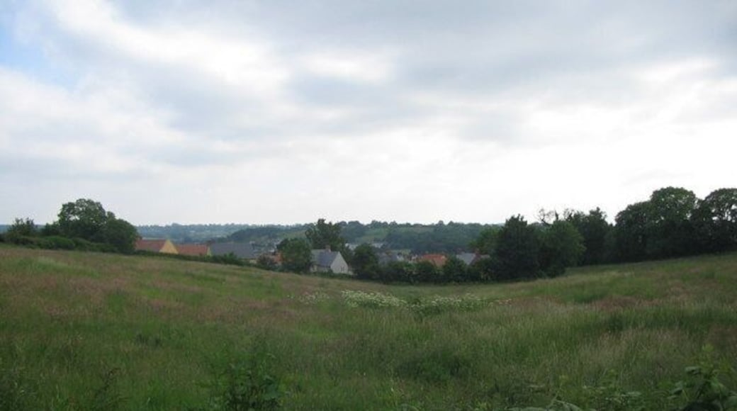 Farmland at Greenhill A view looking to the southwest across farmland at Greenhill.