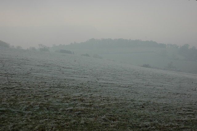 Frosty Maiden Hill A wintery Maiden Hill, the Cotswold Way crosses this hill before descending into the Stround valley.