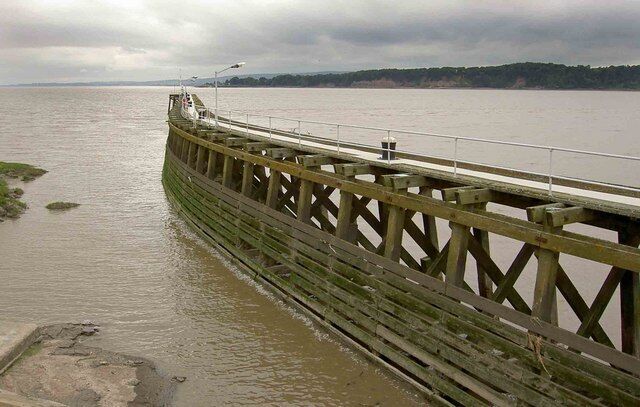 Sharpness jetty The jetty at Sharpness into the River Severn taken from the picnic area.