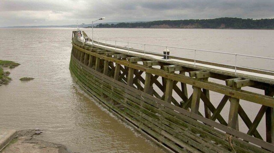 Sharpness jetty The jetty at Sharpness into the River Severn taken from the picnic area.