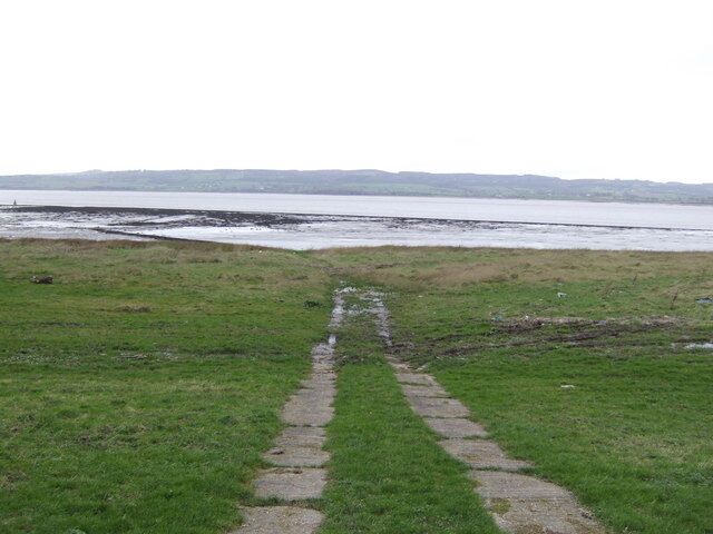 Across the Severn The view directly across the estuary from the Windbound. The rocky outcrops in the mud offshore are called the Ledges. The opposite side rises to hills north of Chepstow.