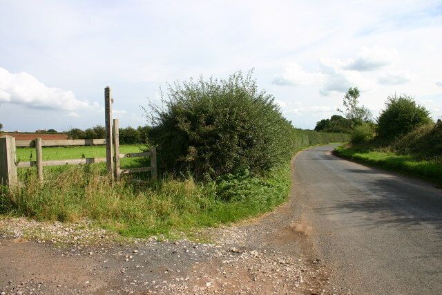 A rural road with a wooden fence and bushes on the side.