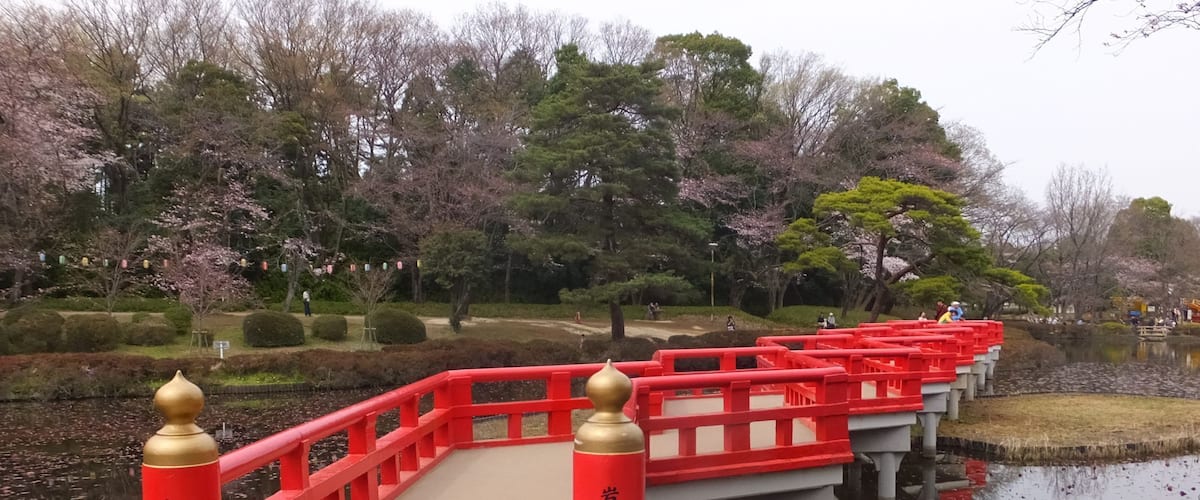 Iwatsuki Castle Park in Iwatsuki-ku, Saitama