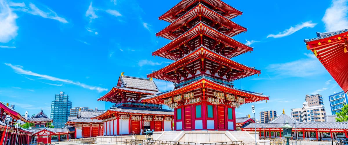 四天王寺 大阪府 日本