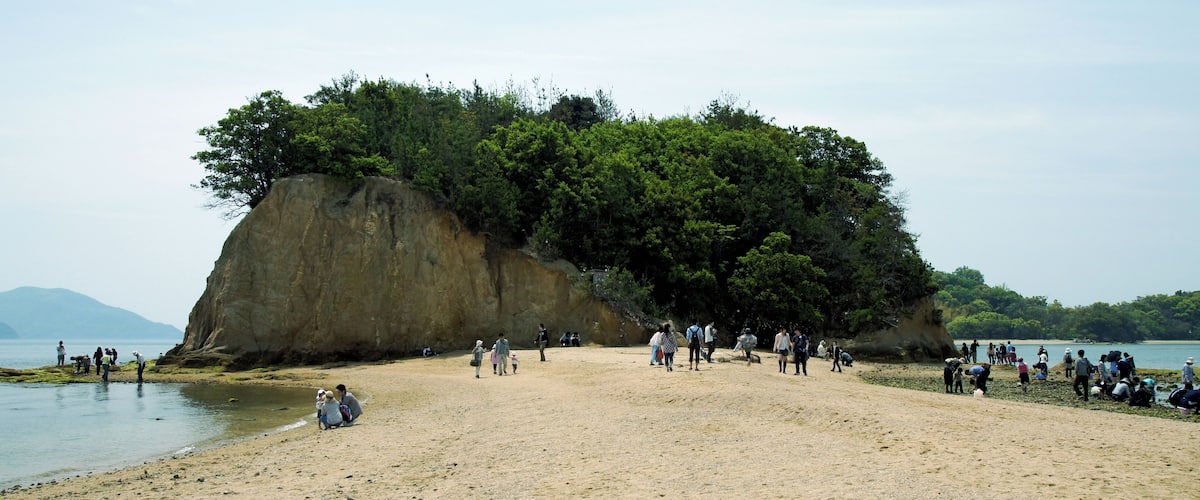 The Angel_Road of Shลdo Island, Tonosho, Kagawa prefecture, Japan