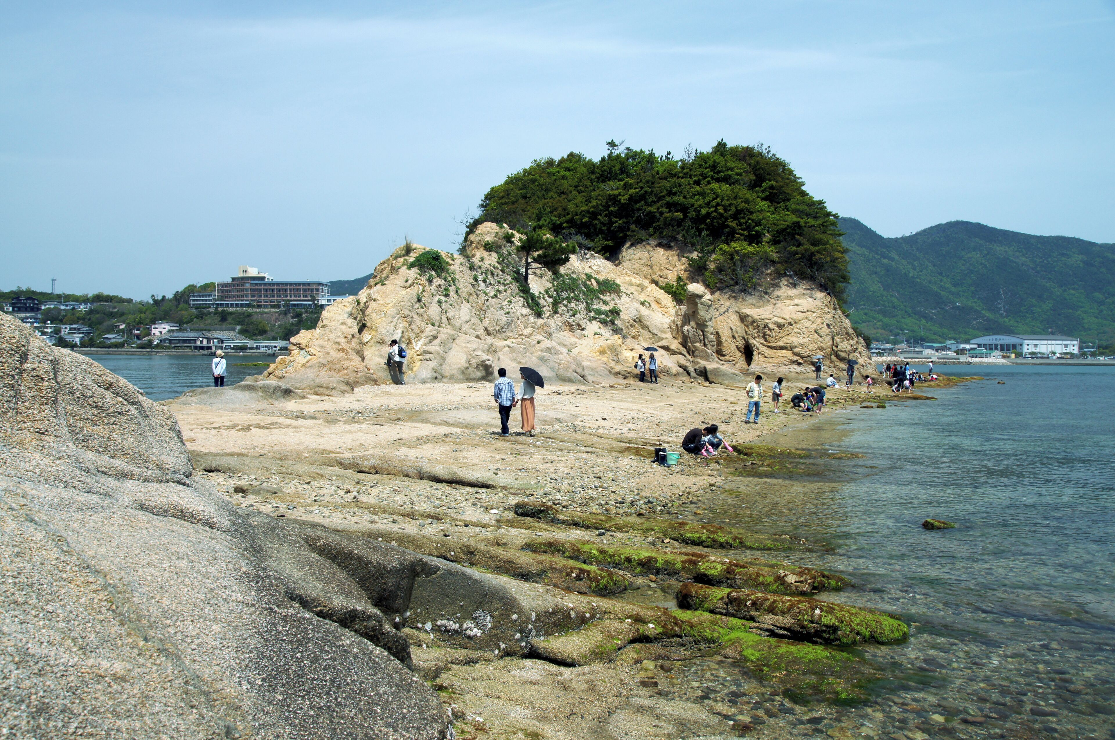 The Angel Road of Shōdo Island, Tonosho, Kagawa prefecture, Japan