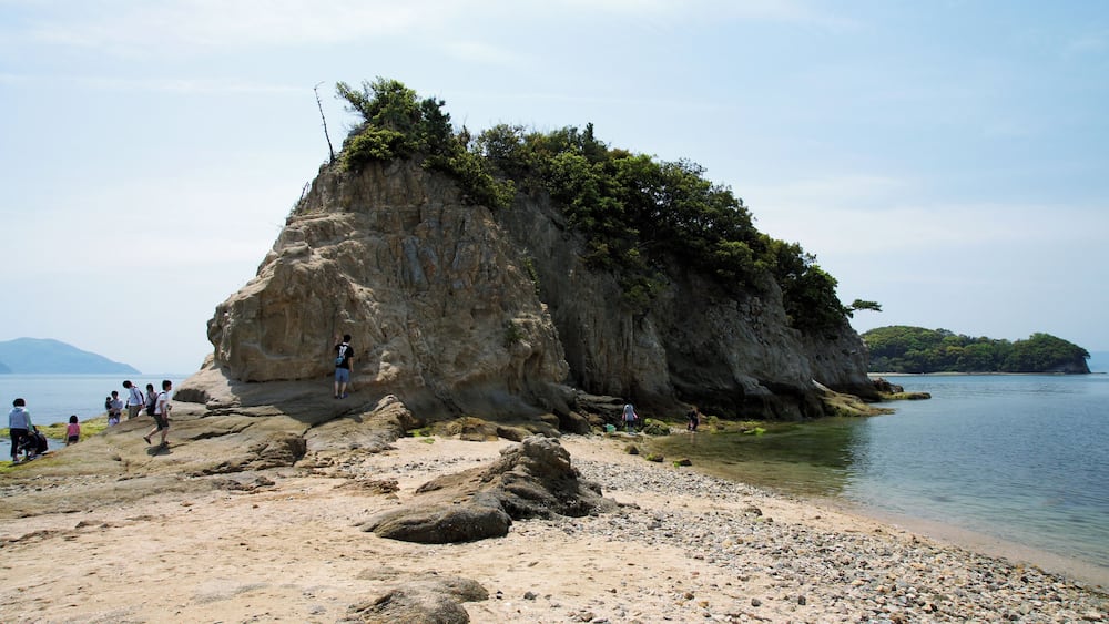 The Angel_Road of Shōdo Island, Tonosho, Kagawa prefecture, Japan