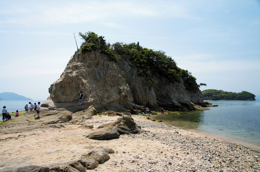 The Angel_Road of Shōdo Island, Tonosho, Kagawa prefecture, Japan