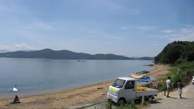 The beach of Ushimado. This place is Setouchi, Okayama Prefecture, Japan.
