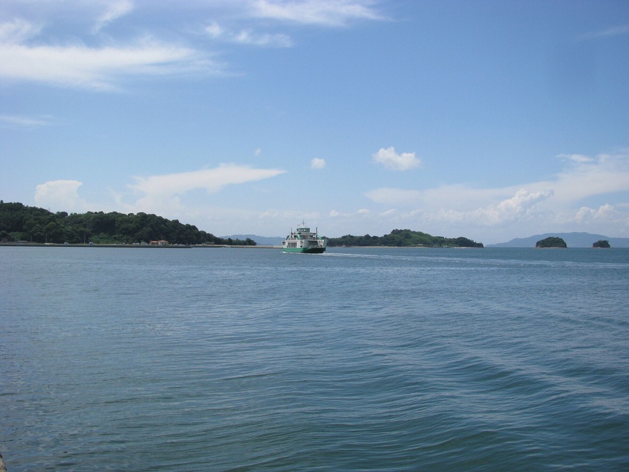 The Dai-7-Karakoto of Maejima-Ferrie. This place is Setouchi, Okayama Prefecture, Japan.