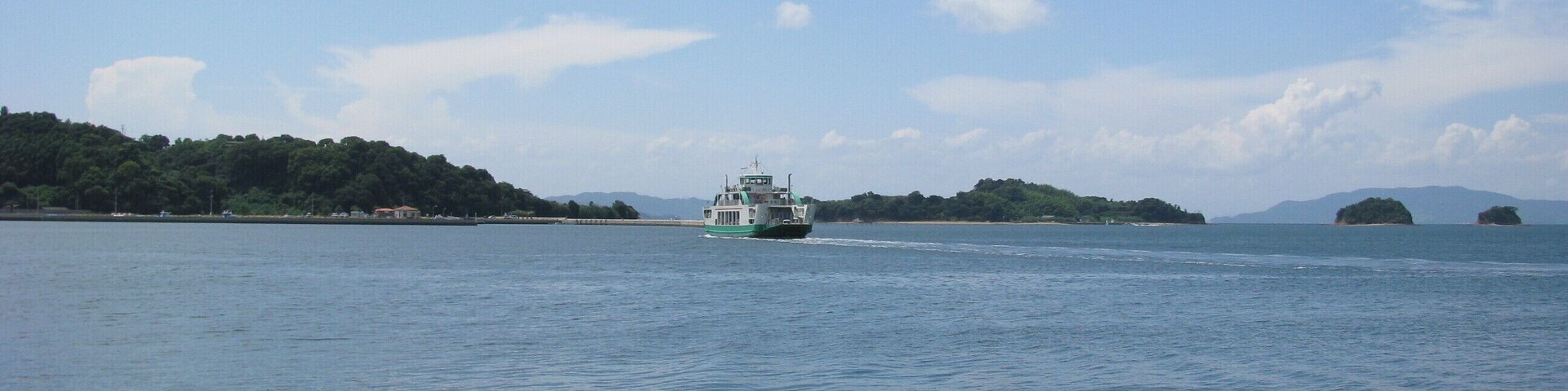 The Dai-7-Karakoto of Maejima-Ferrie. This place is Setouchi, Okayama Prefecture, Japan.