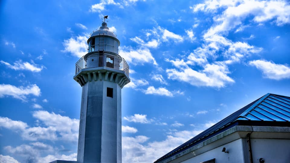 Lighthouse and sky in Yokosuka city.