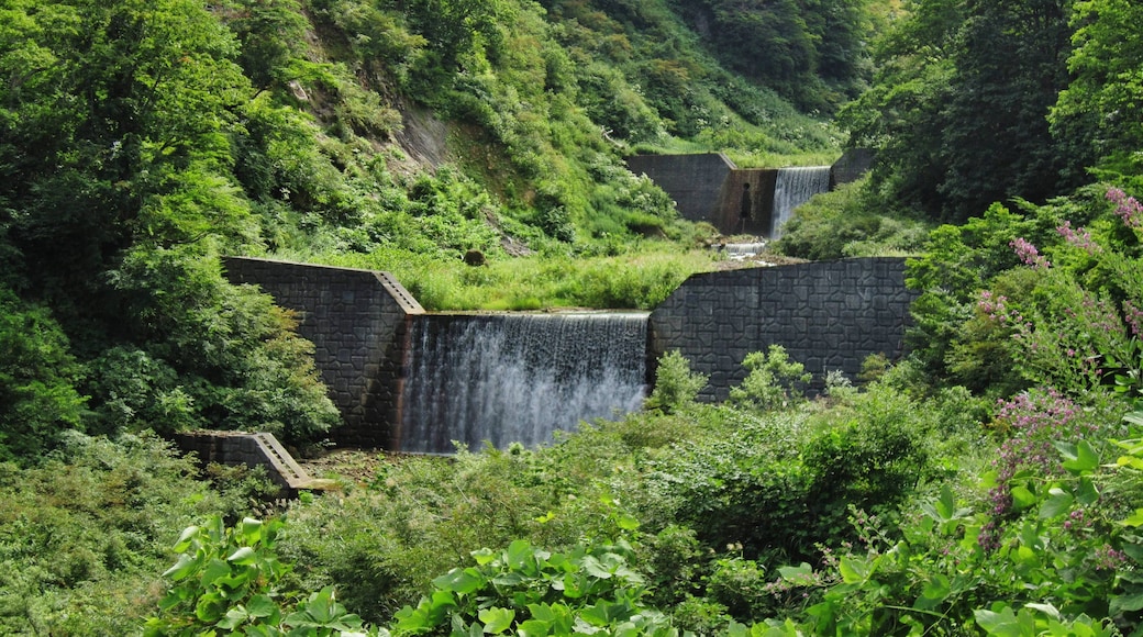 Ōtagiri River check dam.