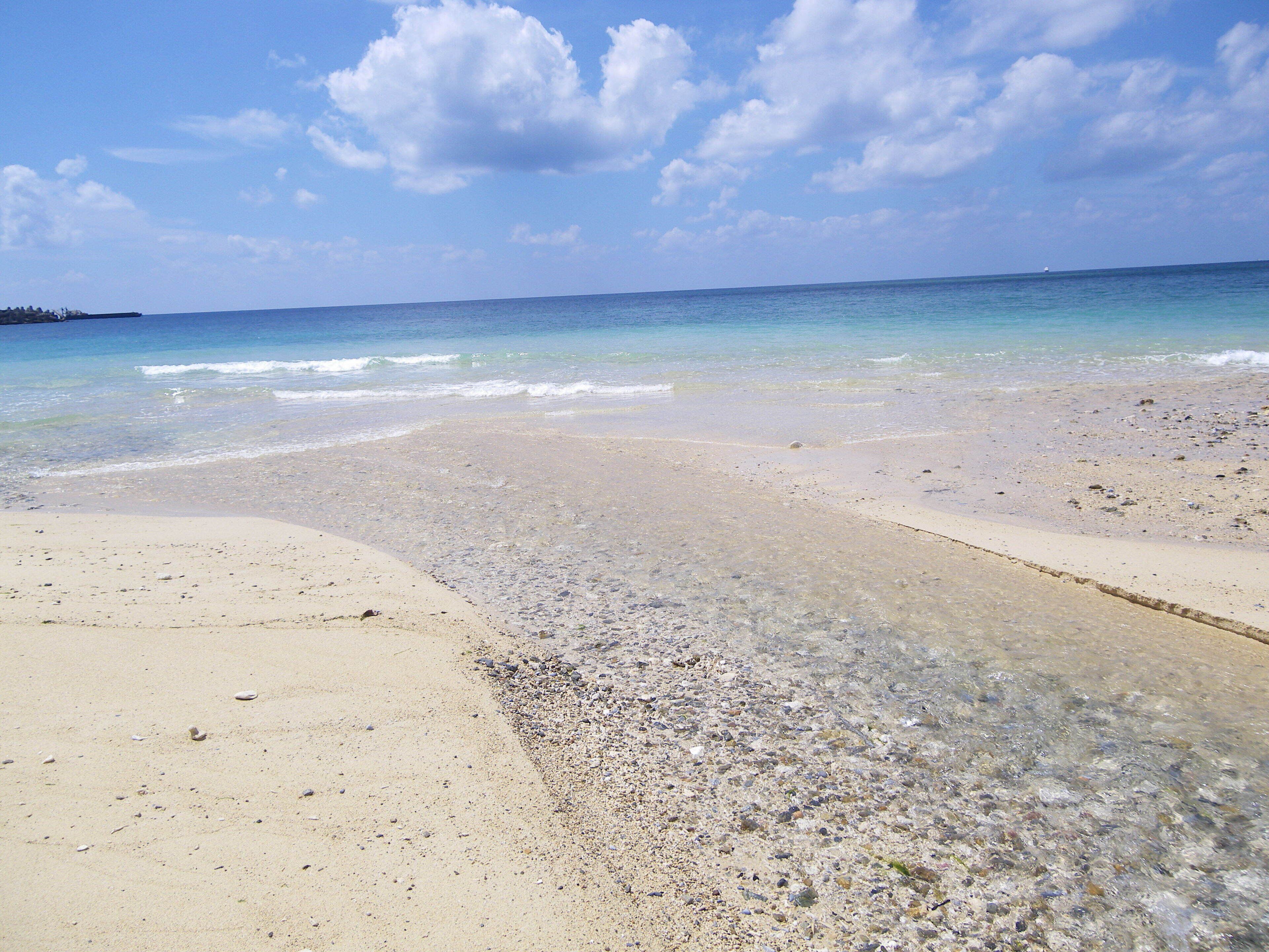 The mouth of Shiokawa river in Okinawa