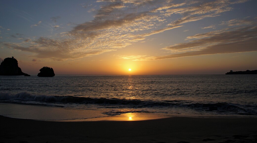 Tudumari-no-hama ( Tsukigahama Beach ) in Iriomote Island, Taketomi Town, Okinawa Prefecture, Japan.