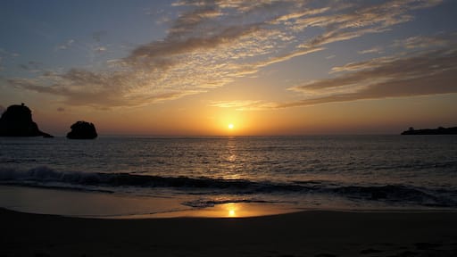 Tudumari-no-hama ( Tsukigahama Beach ) in Iriomote Island, Taketomi Town, Okinawa Prefecture, Japan.