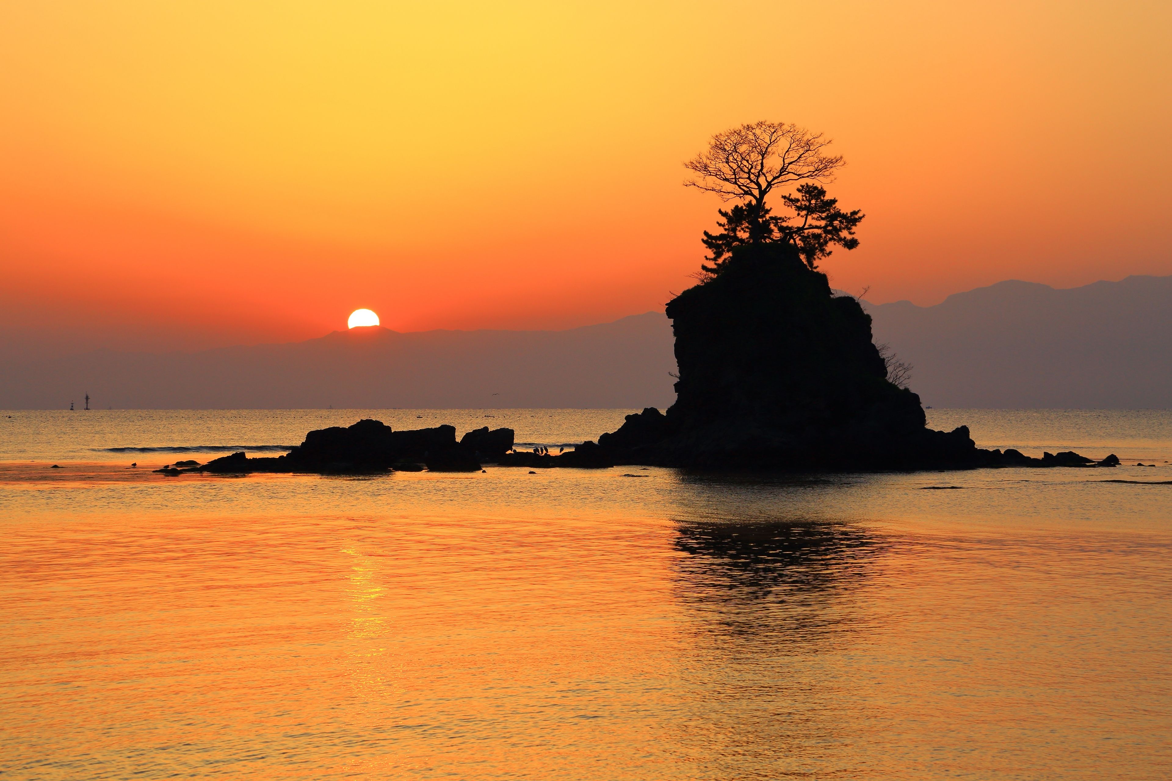 Sunrise and Amaharashi Coast, Japan