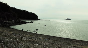 防府市田島から見た佐波島