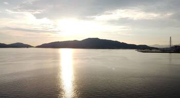 山口県 瀬戸内海の夕陽