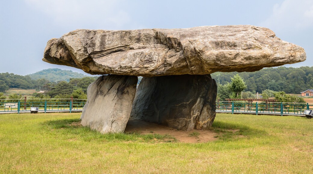 Ganghwa Dolmen, a stone grave or tomb, is located at Ganghwa County, Incheon city, South Korea.