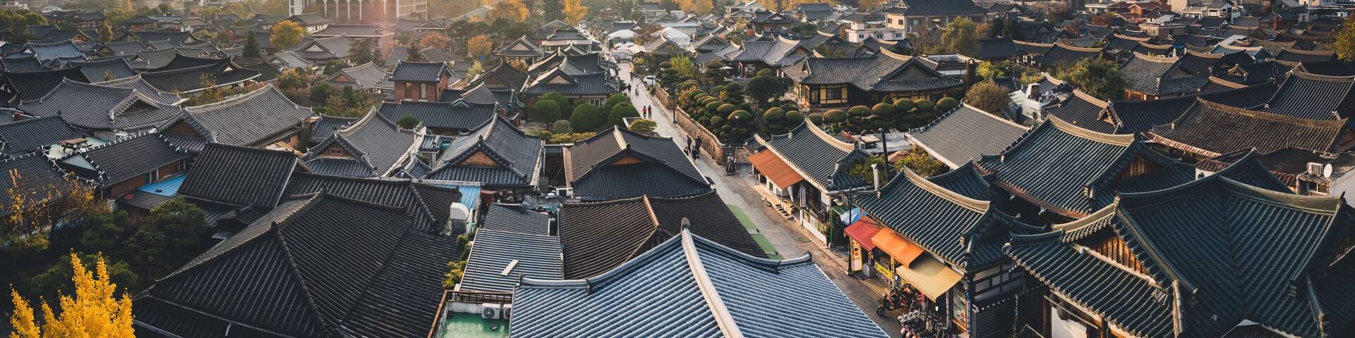 Scenery of Jeonju Hanok Village