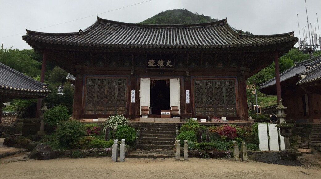 The Daeungjeon of Heung-guksa temple at Yeosu, Korea