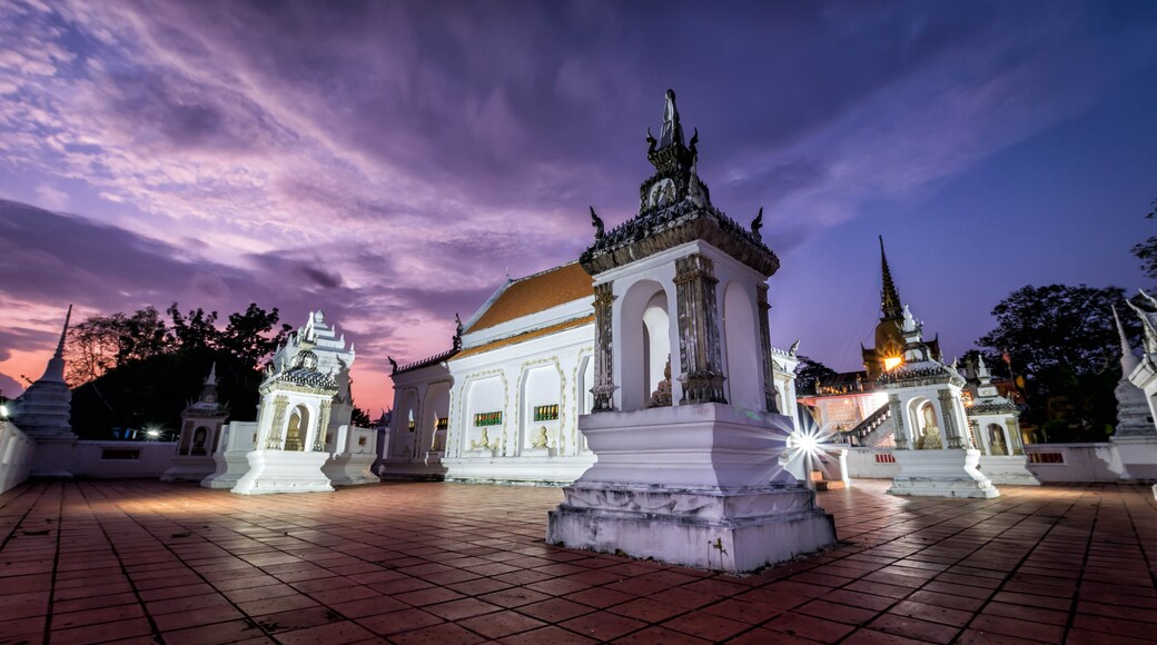 The area of Wat Khu Tao, Mae Tom, Bang Klam, Songkhla, Thailand