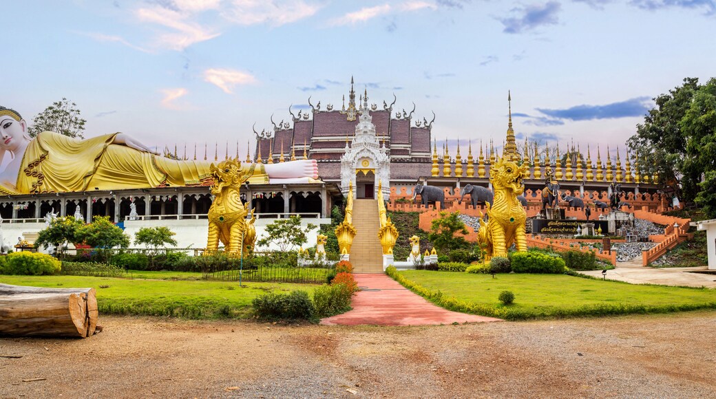 Wat Phrathat Suthon Mongkhon Khiri temple complex in Phrae, Thailand